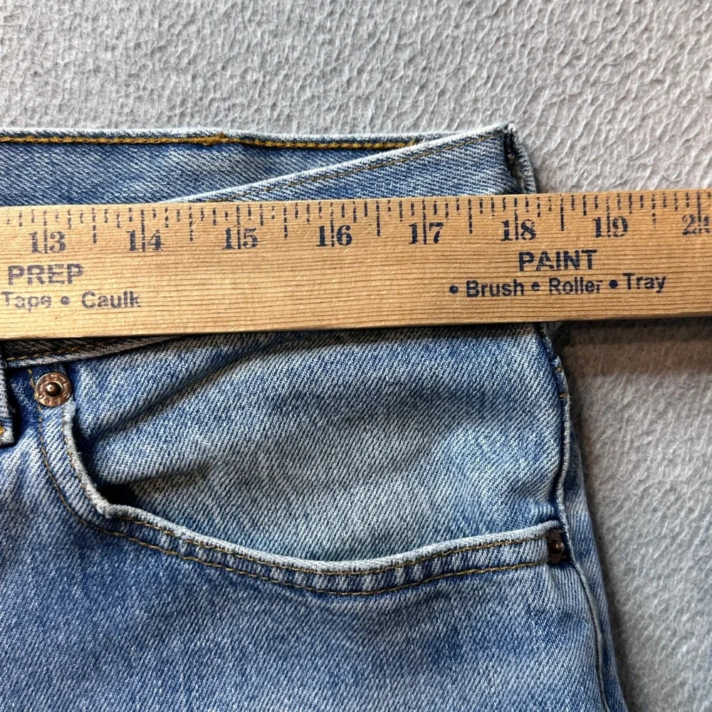 Vintage Levi's 516 Jeans Mens‎ 38x32 (36x31) Blue Slim Fit Light Wash Denim 90s